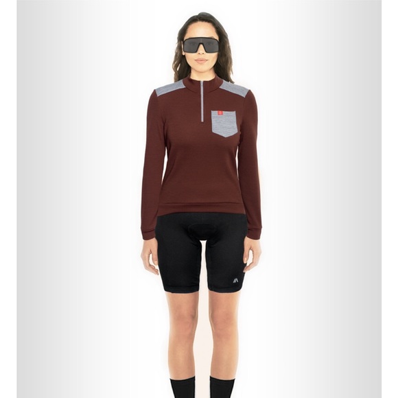 NWOT Cima Coppi Wool Ranger Thermal Jersey - Picture 1 of 13